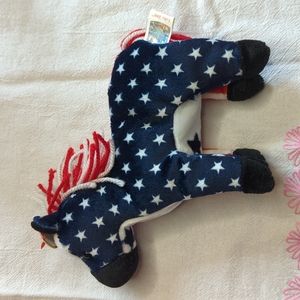 Lefty TY Donkey Beanie Baby 2000